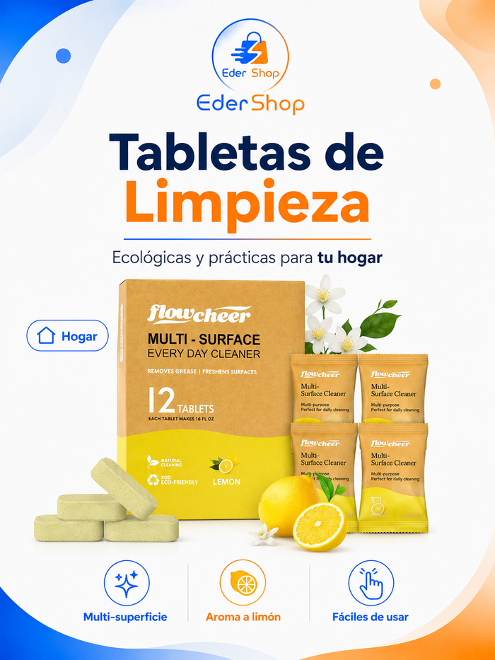 Tabletas de Limpieza Multi-Superficie