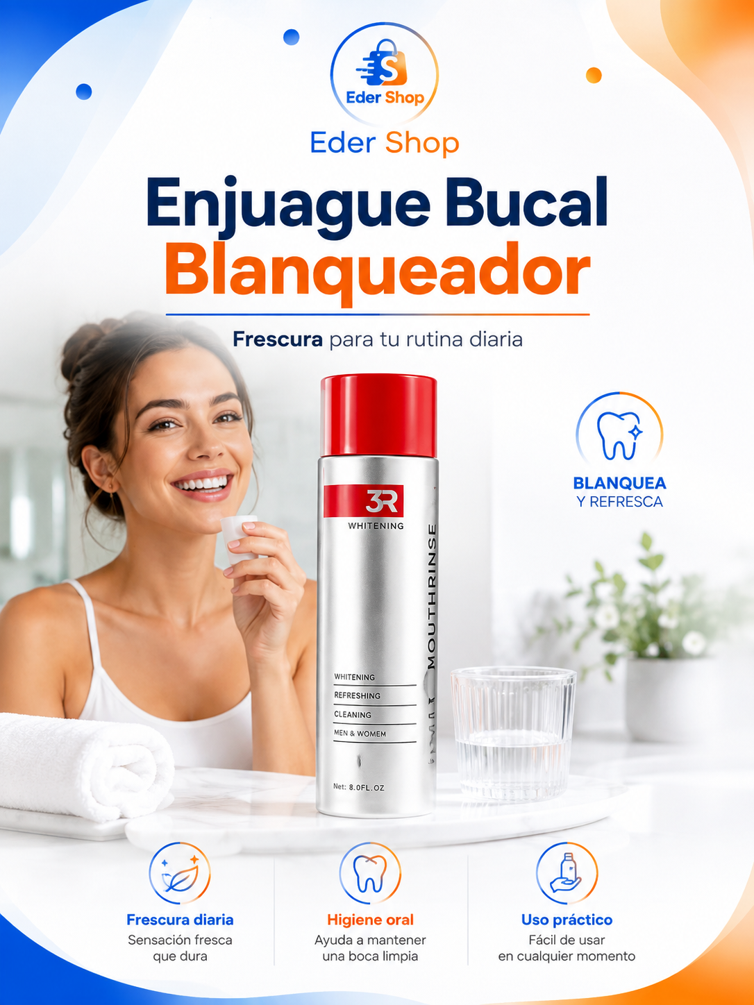 Enjuague Bucal Blanqueador