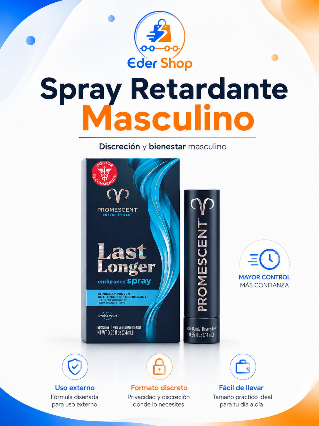 Spray Retardante Masculino