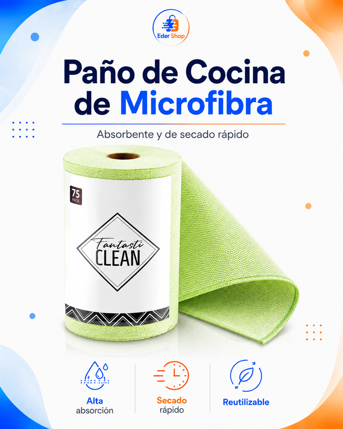 Paños de Microfibra Absorbentes