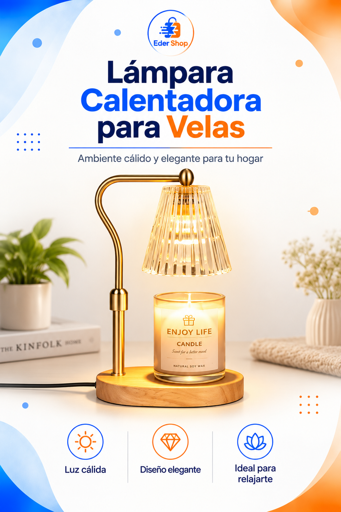 Lámpara Calentadora de Velas