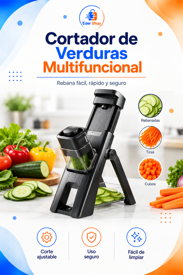 Cortador de Verduras Multifuncional