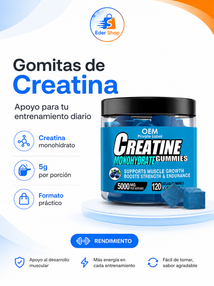 Gomitas de Creatina Monohidrato